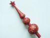 Wholesale new hand-painting christmas tree topper decoration