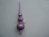 Wholesale plastic christmas painted tree topper