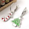 Wholesale 2011 Fashion Tree and Crutch Christmas Earring HSXE1356