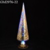 Wholesale glass christmas tree with LED light