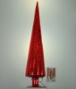 Wholesale glass christmas tree with LED light