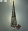 Wholesale glass christmas tree with LED light