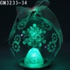 Wholesale christmas ball with LED changing light