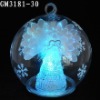 Wholesale christmas ball with fiber angel inside