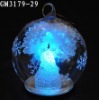 Wholesale christmas ball with fiber angel inside
