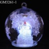 Wholesale christmas ball with fiber angel inside