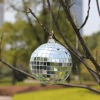 christmas disc glass balls