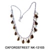 stylish acrylic&pearl charm necklace