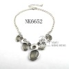 2011 Plating Silver Alloy Necklaces with Resin&Acrylic