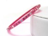 Wholesale Single line crystal stud acryle bangle
