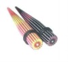 Acrylic UV tapers plug tunnel piercing jewelry