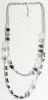 Acrylic beads & chain necklace jewelry