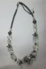 Wholesale laterest design clear acrylic bead necklace