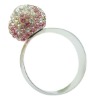 Wholesale copper rings with crystal beads for women