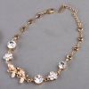 Wholesale 2011 fashion copper alloy bangles zircon bracelects gold &silver