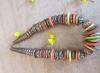 Wholesale 2011 fashion colorful plastic and resin necklace