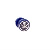 Wholesale Blue fashion plastic and painted stud earrings 819