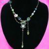 Wholesale Vintage copper flower charms necklace