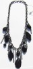 Wholesale Black Acrylic Beautiful Necklace