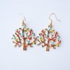 Wholesale Whole sale Fashion copper alloy earrings charm tree style
