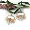 Wholesale Fashion color hematite plated hoop woman earrings