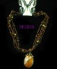 Wholesale fashion acrylic beads pearl necklace(NE1929)