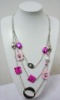 Wholesale 2011 fashion alloy and acrylic jewelry necklace --cxwind cxtl042