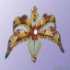 Wholesale acrylic flower shape brooches