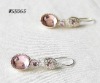Wholesale alloy rhinestone acrylic earring