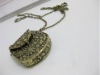 Wholesale Antique bag pendant necklace for ladies