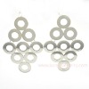 Wholesale 2010 Fashion Polished Chandelier Earring White Gold