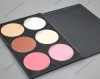 Wholesale NEW 6 Color Contour Face Powder Makeup Blush Palette #2
