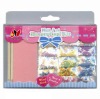 Wholesale 10 bags colorfully nail dazzling +5bag stone+1 pcs nail file+ 2pcs wood stick
