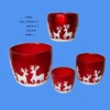 Flower pot christmas gift