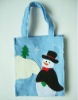 christmas novelty bag, Promotiona Felt Christmas bag, christmas bag decoration