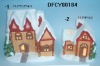 ceramic christmas house