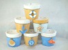 Christmas pottery pot for flower-garden decoration