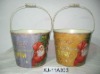 Wholesale Zinc flower pot, metal pot. Christmas pot.
