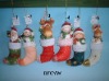 Wholesale ceramic christmas hanger