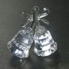 Wholesale crystal christmas bells,crystal christmas decoration