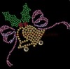 Wholesale hotfix motif christmas jingle bells design