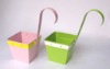 Wholesale Handle Flower Zinc Pot