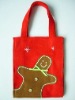 Wholesale christmas novelty bag, Promotiona Felt Christmas bag, christmas bag decoration