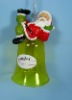 Wholesale resin hanging bell for christmas tree decoration