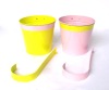 Wholesale Garden Removable Handle Zinc Pot