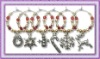 Wholesale Christmas Wine Charm