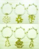 Wholesale 2010 christmas wine charm (ms0879)