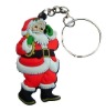 Wholesale pvc christmas keychain