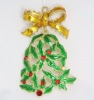 Wholesale pewter Christmas bell ornament