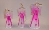 Wholesale glass angel bell christmas decorations